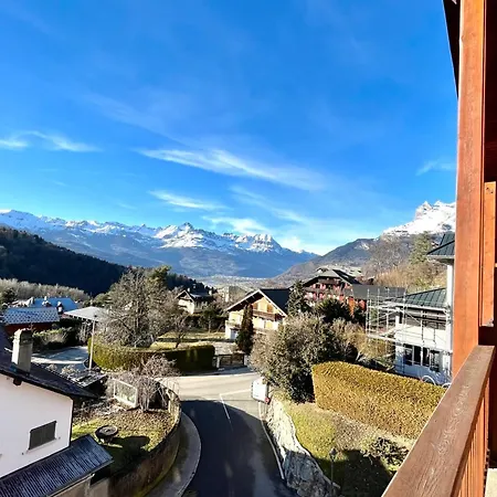 Apartment With Balcony And Exceptional View Saint-Gervais-les-Bains Exterior photo
